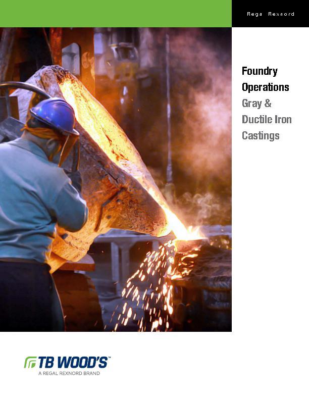 Foundry Operations Gray & Ductile Iron Castings