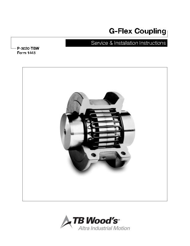 G-Flex Coupling Service & Installation Instructions Form 1445