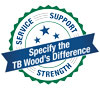 TB Wood's Specify Difference Logo