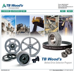 New TB Woods Belt Drive Selector Screen Shot