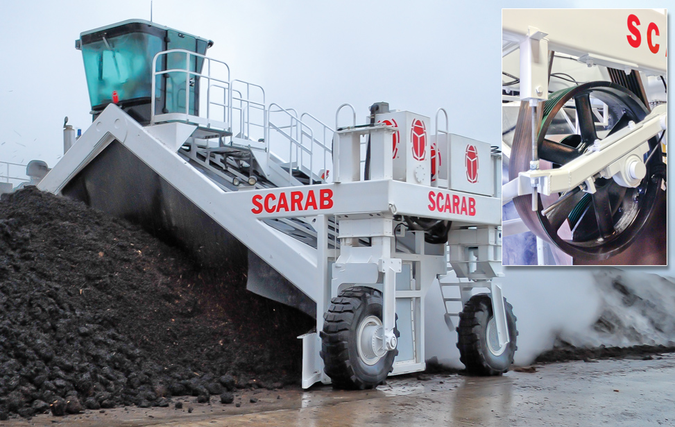 windrow compost turners